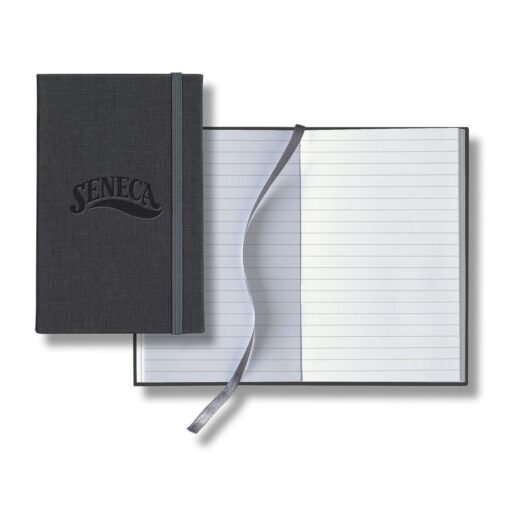 Linen Banded Pico White Pg Lined Journal-4