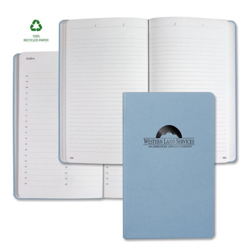 Samoa Eco Indexed Recycled White Pg Lined Journal-3