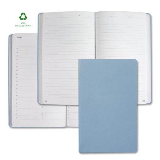 Samoa Eco Indexed Recycled White Pg Lined Journal-9