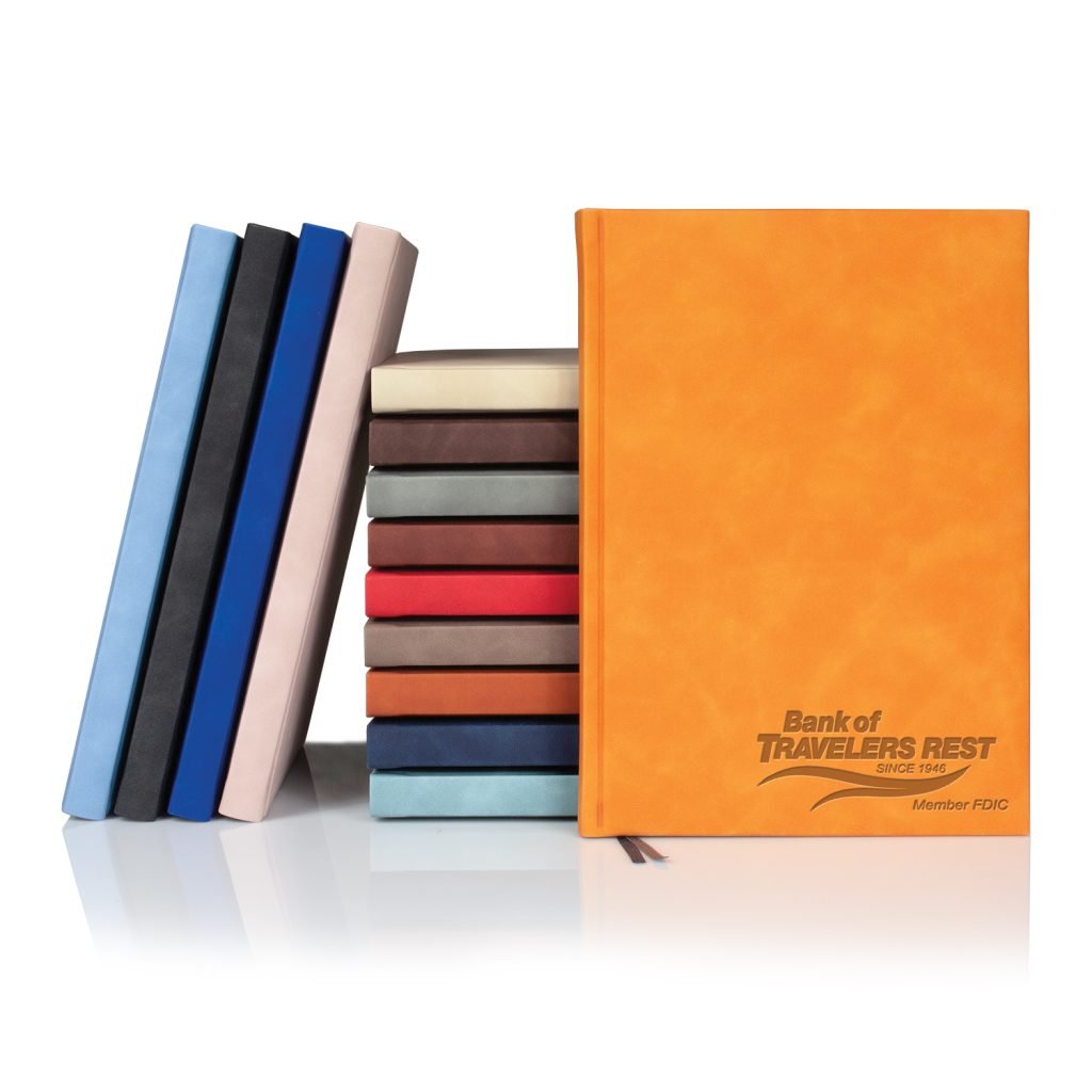 Custom Castelli Chia Slim Grande Lined White Page Journal with Logo ...