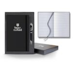 Castelli Matra Banded Medio Lined White Page Journal Gift Set - 3