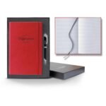 Castelli Tucson Banded Medio Lined White Page Journal Gift Set - 6