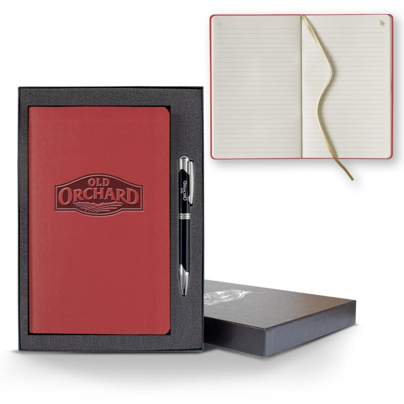 ApPeel Slim Medio Lined Apple Page Journal Gift Set - 6