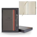 Castelli Bi Band Medio Lined Ivory Page Journal Gift Set - 3
