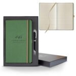 Castelli Bi Band Medio Lined Ivory Page Journal Gift Set - 4