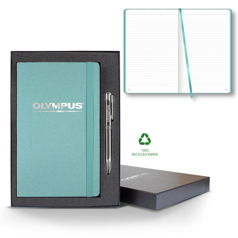 Castelli Carapace Medio Lined Recycled White Page Journal Gift Set - 7