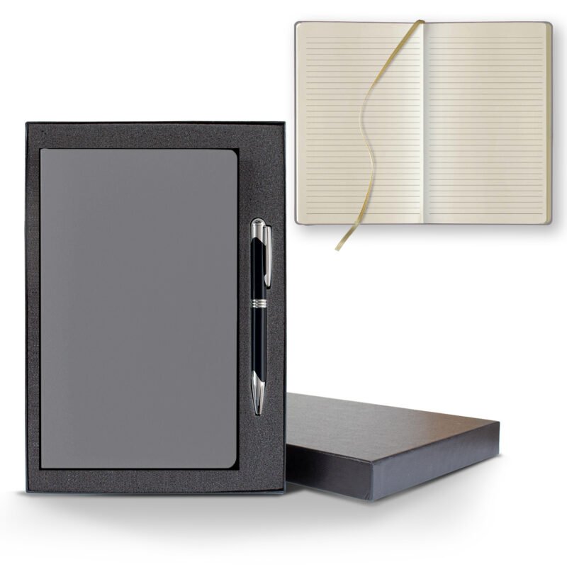 Castelli Matra Slim Medio Lined Ivory Page Journal Gift Set - 1
