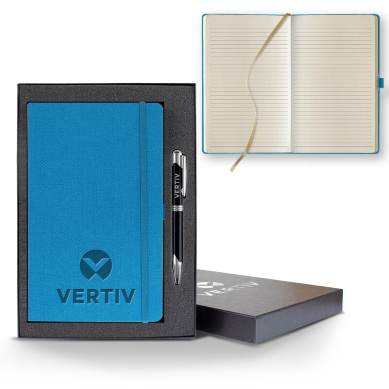 Castelli Montana Medio Lined Ivory Page Journal Gift Set - 6