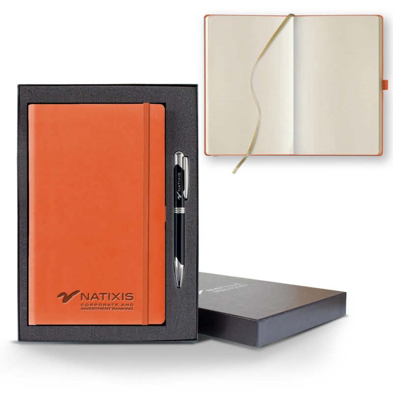 Castelli Tucson Medio Blank Ivory Page Journal Gift Set - 2