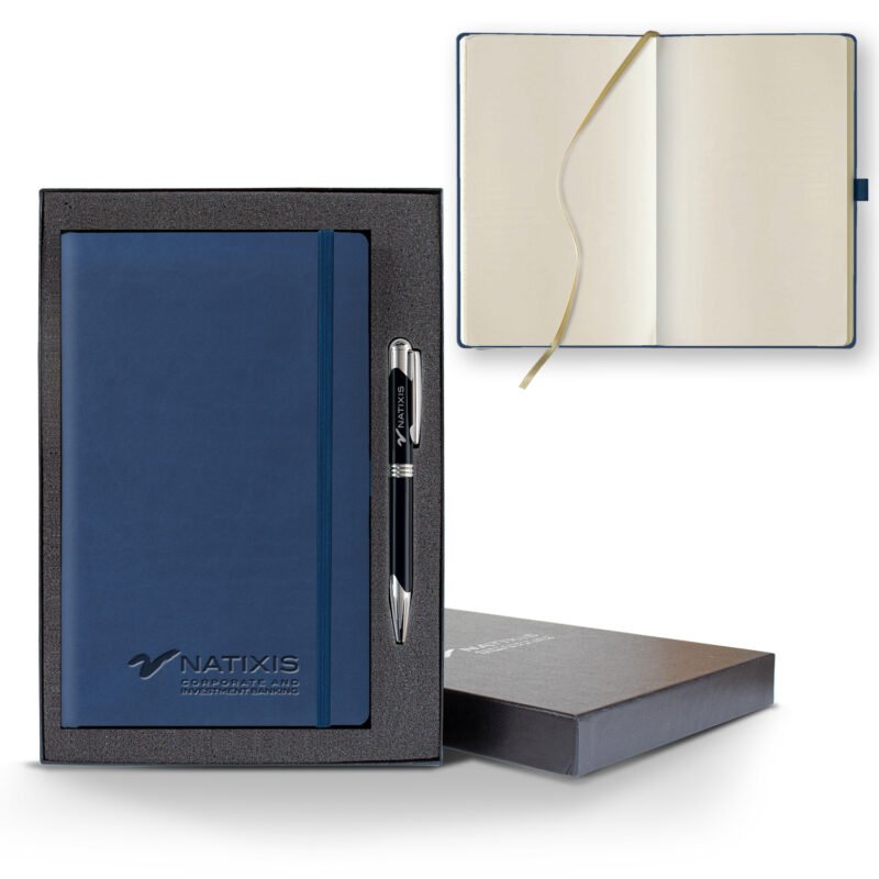 Castelli Tucson Medio Blank Ivory Page Journal Gift Set - 8