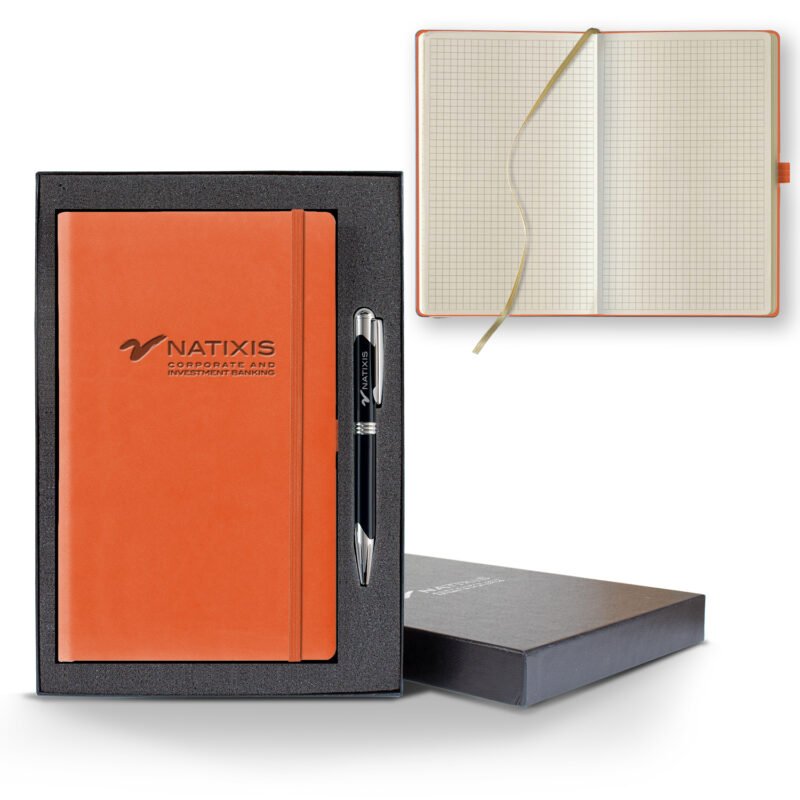 Castelli Tucson Medio Graph Ivory Page Journal Gift Set - 2