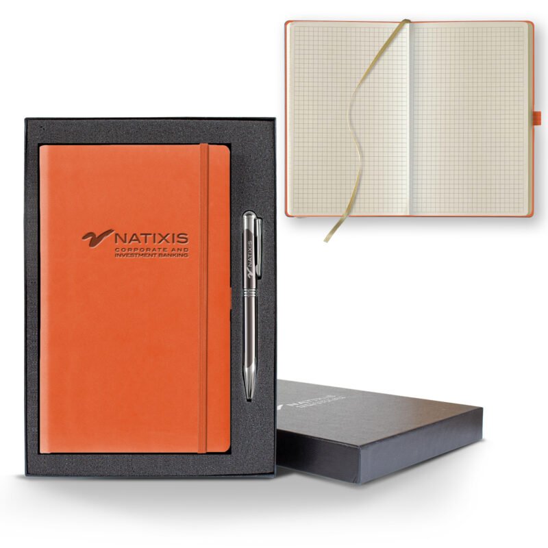 Castelli Tucson Medio Graph Ivory Page Journal Gift Set - 3