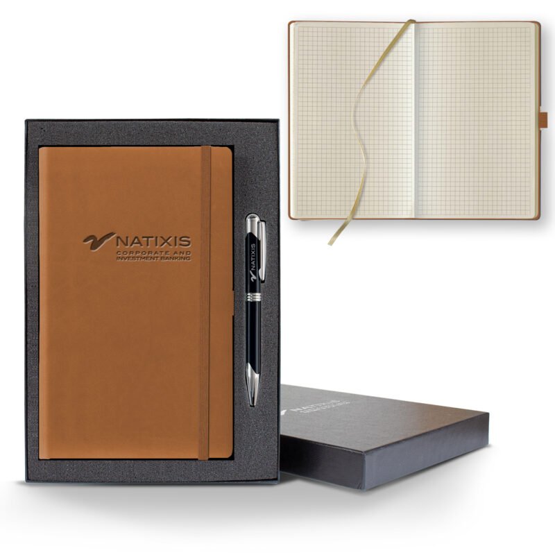 Castelli Tucson Medio Graph Ivory Page Journal Gift Set - 4