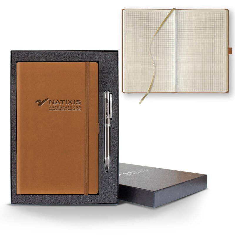 Castelli Tucson Medio Graph Ivory Page Journal Gift Set - 5