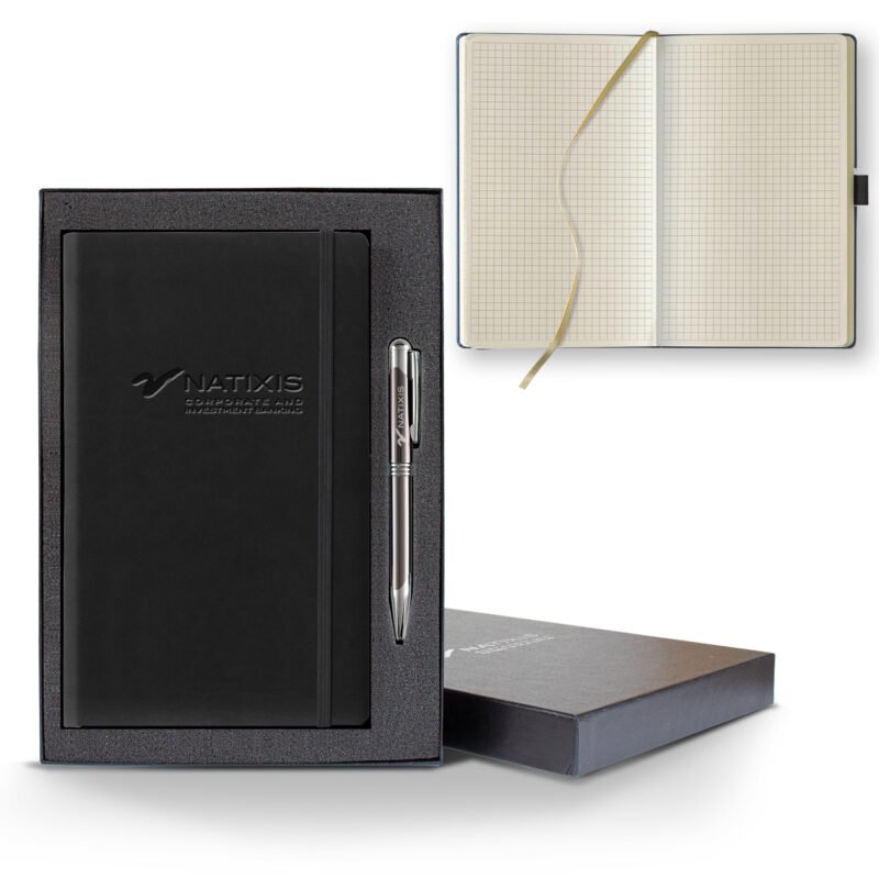 Castelli Tucson Medio Graph Ivory Page Journal Gift Set - 7