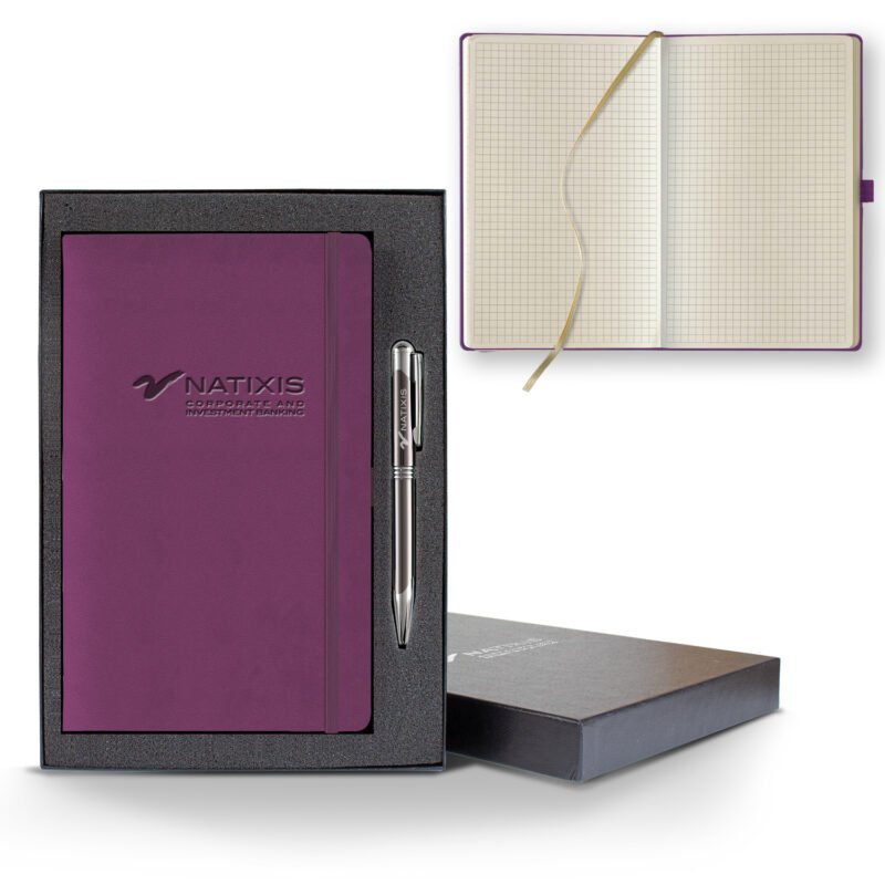 Castelli Tucson Medio Graph Ivory Page Journal Gift Set - 9