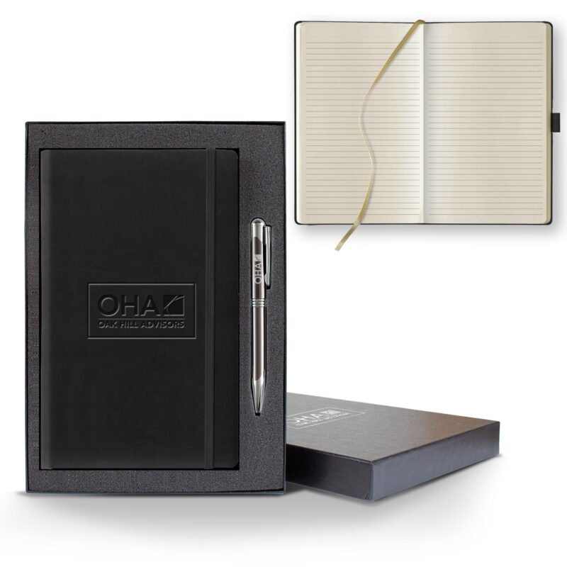 Castelli Tucson Medio Lined Ivory Page Journal Gift Set - 9