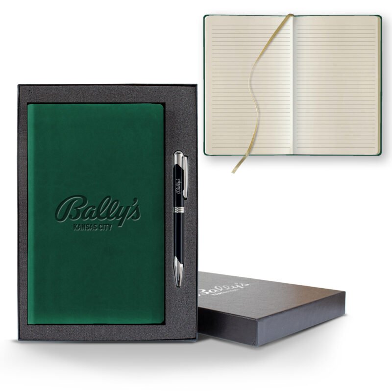 Castelli Tucson Slim Medio Lined Ivory Page Journal Gift Set - 8
