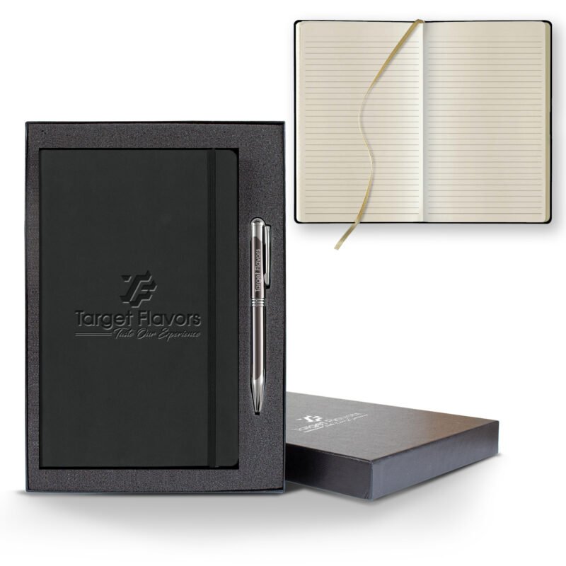 Castelli Tucson Flex Medio Lined Ivory Journal Gift Set - 5