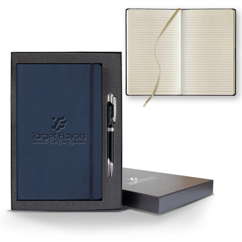 Castelli Tucson Flex Medio Lined Ivory Journal Gift Set - 6