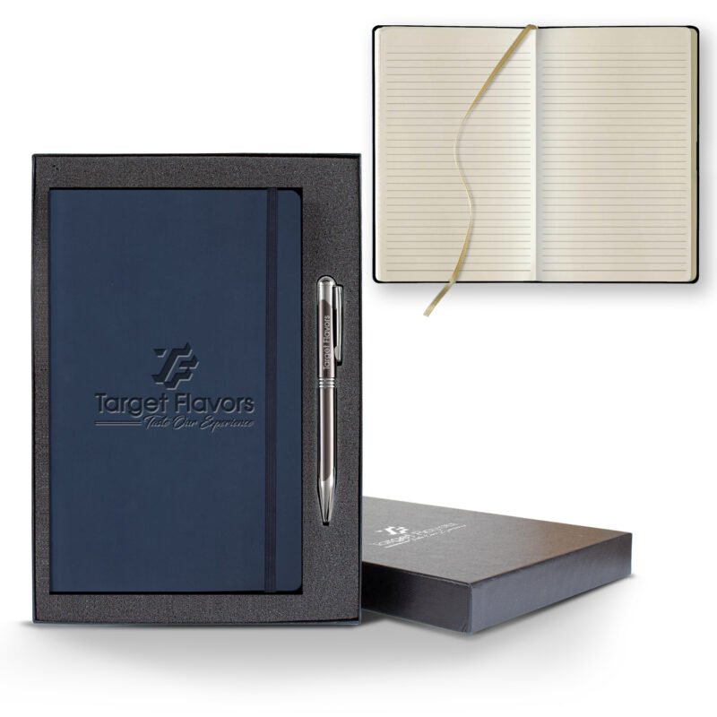 Castelli Tucson Flex Medio Lined Ivory Journal Gift Set - 7